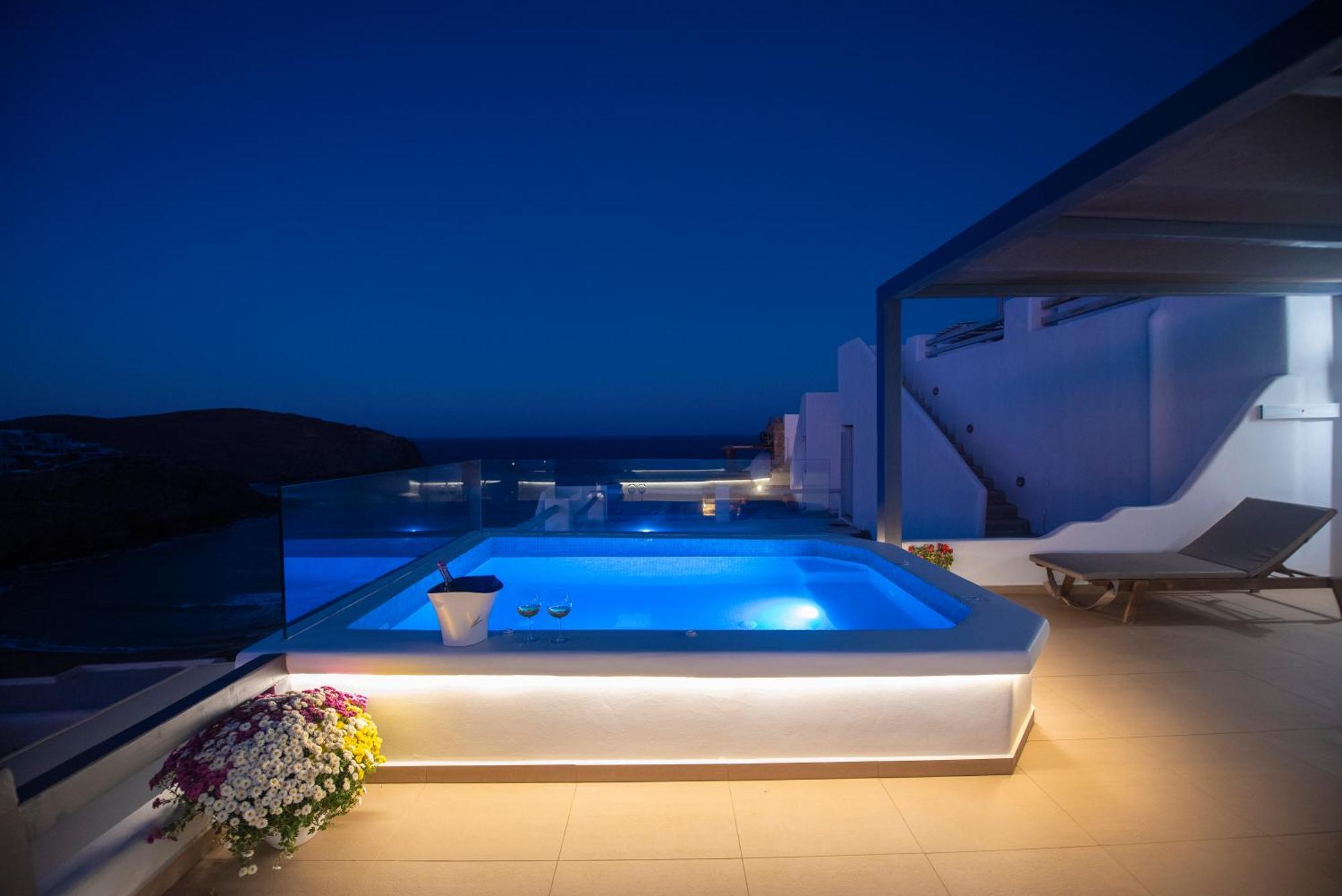 Myrsini'S Luxury Suites Merchia Mykonos Town Esterno foto