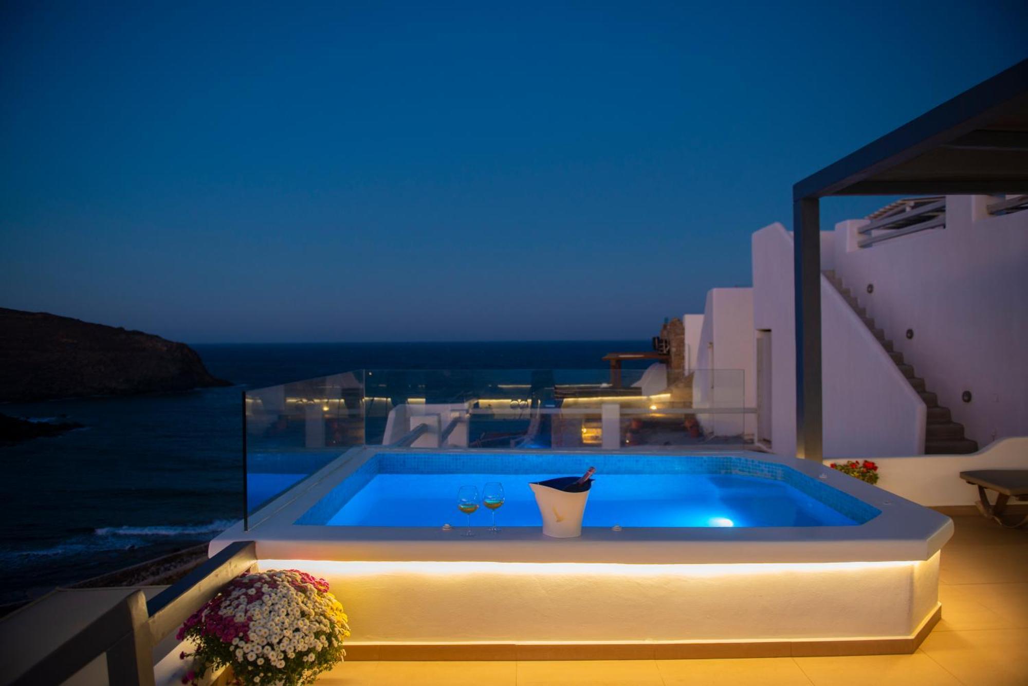 Myrsini'S Luxury Suites Merchia Mykonos Town Esterno foto