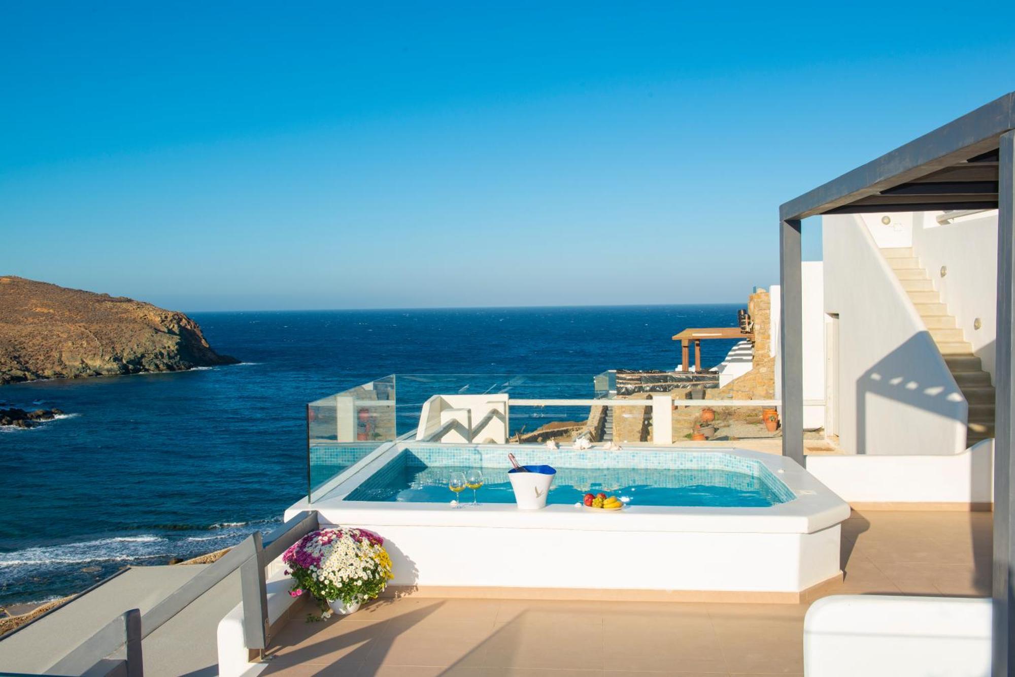 Myrsini'S Luxury Suites Merchia Mykonos Town Esterno foto
